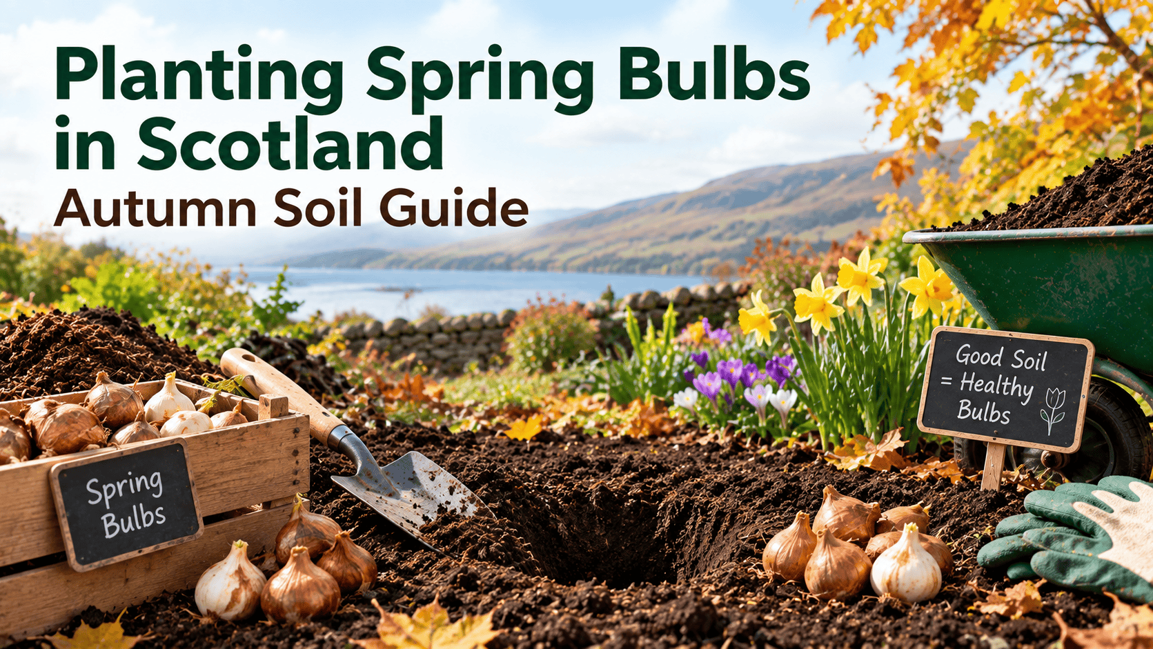 planting spring bulbs Scotland