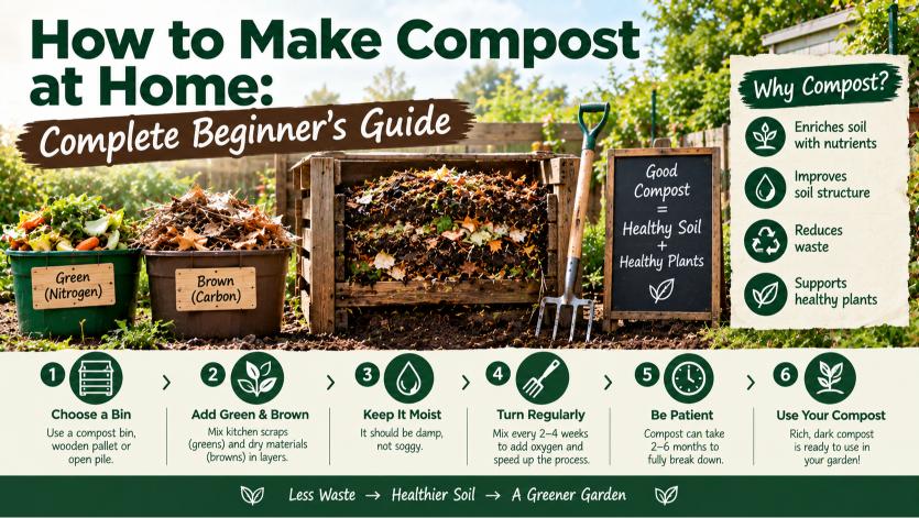 how to make compost at home