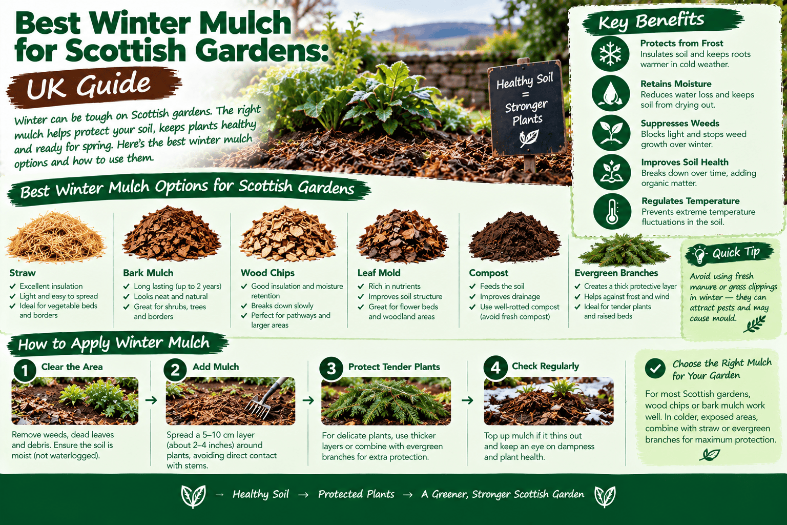 best mulch for winter