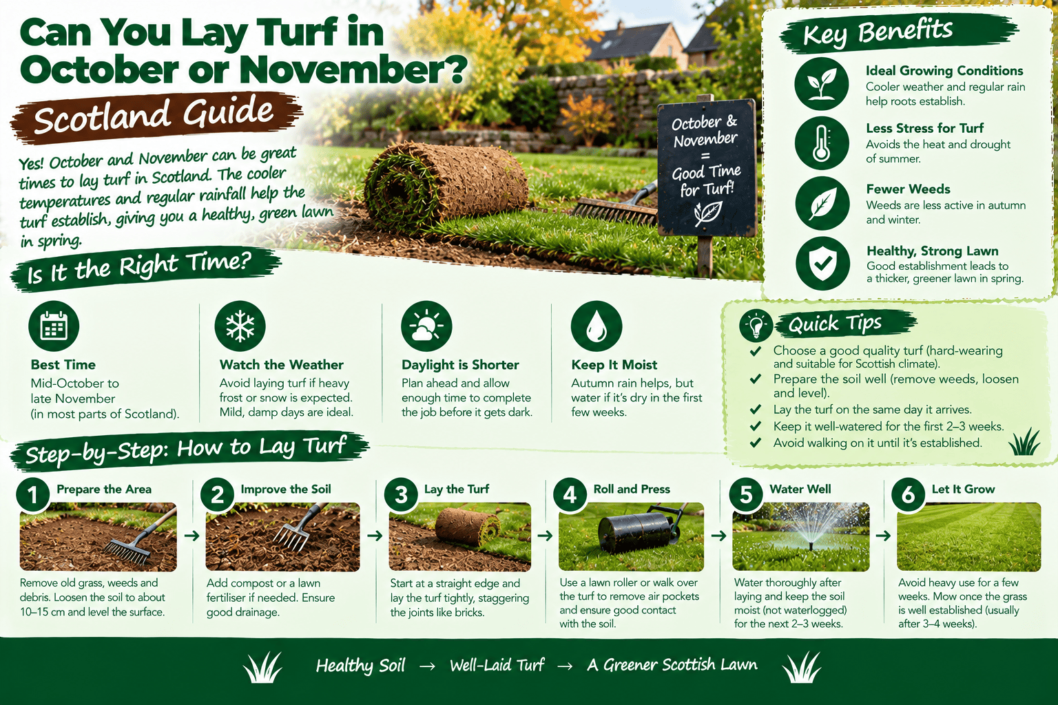 topsoil for turf Glasgow
